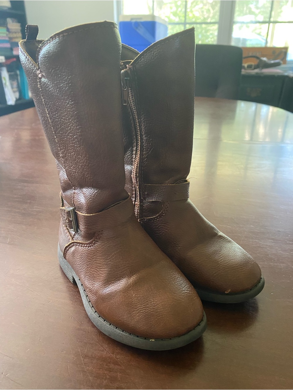 Little Girls Boots Size 8 Side Zipper by Oshkosh Preowned